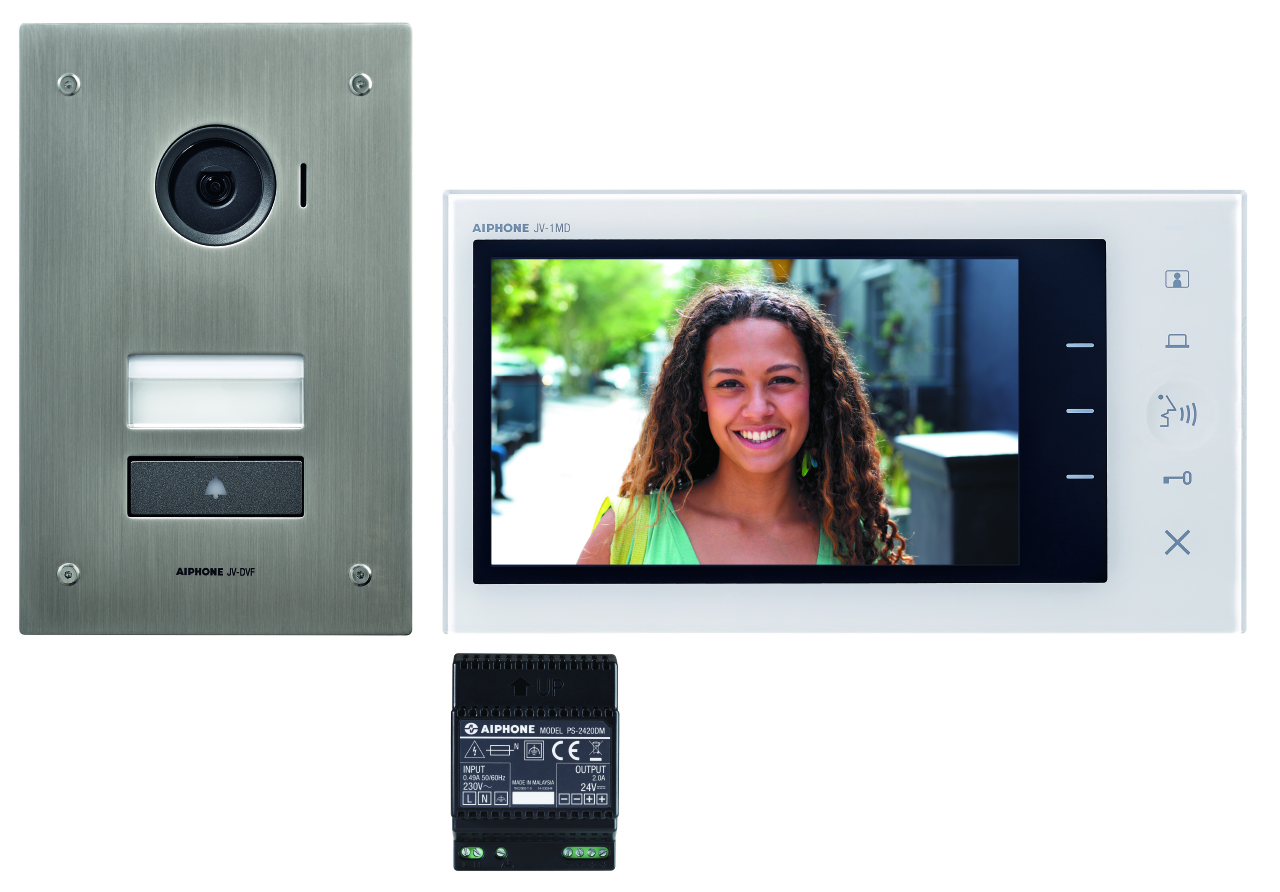 Photo KIT VIDEO ENCASTRE 2 FILS | Ref : JVS1F