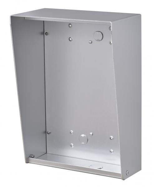 Photo Cadre aluminium pour la pose saillie des platines PA4B , hauteur : 257mm | Ref : CP24
