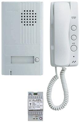 Photo Portier audio 2 fils intgral. saillie Faade alu. avec 2me bouton de commande | Ref : DA1AS        