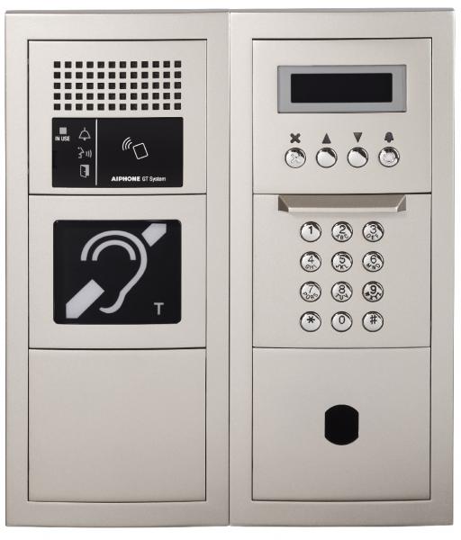 Photo Platine audio modulaire � d�filement, BOUCLE MAGNETIQUE & emplacement vigik | Ref : GTBAH