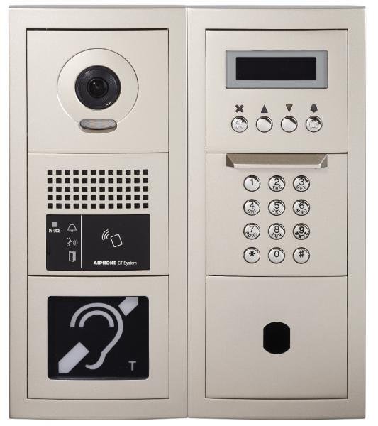 Photo Platine vid�o modulaire � d�filement, BOUCLE MAGNETIQUE & emplacement vigik | Ref : GTBVH