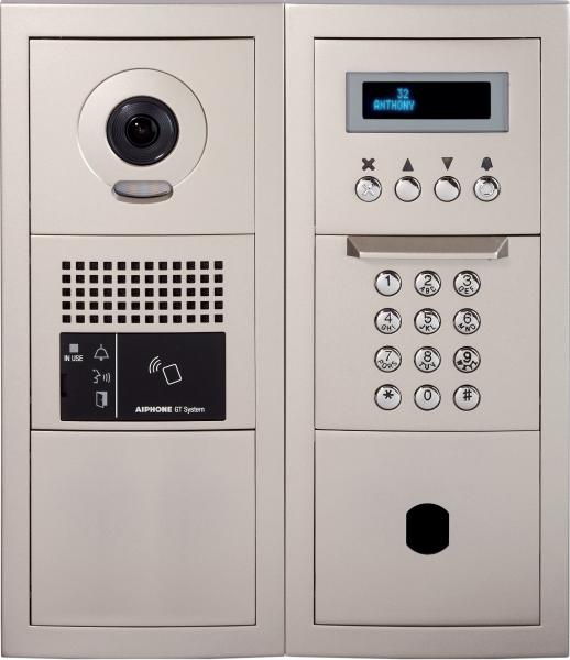 Photo Platine vido modulaire  dfilement & emplacement vigik sans boucle magntique | Ref : GTBVHSBM