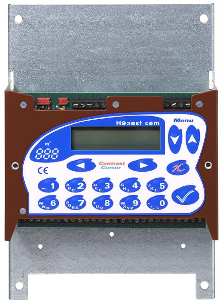 Photo Centrale de gestion 2 entres(+2 avec carte extension  prvoir)avec afficheur et clavier de programmation | Ref : HECOMGSM
