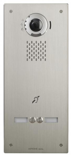 Photo PLATINE VIDEO ENCASTRABLE 2BP IP INOX B.M. | Ref : IXDVF2L