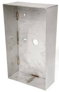 Photo Cadre saillie inox avec visire pour platines KDA2&KDA4 | Ref : SKDA         