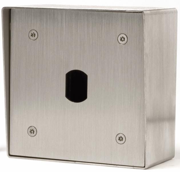 Photo Botier inox saillie pour lecteur VIGIK VT25 | Ref : VBST25       