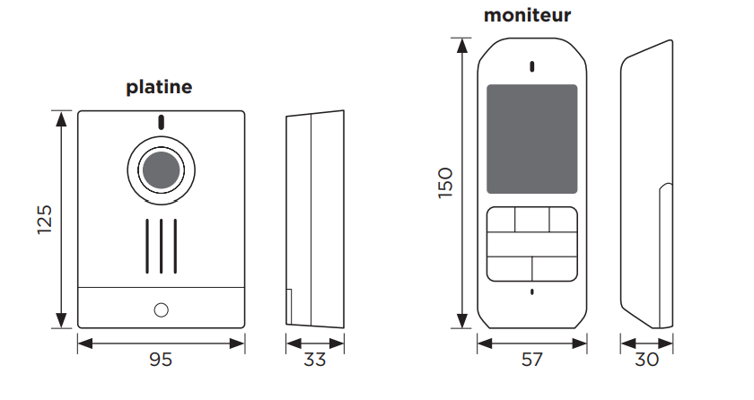 Vignette 3 produit Ref : WL11 | Carillon vido couleur sans fil. mmoire d'images
