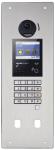 AIPHONE Platine audio/vido encastre inox  dfilement des noms & nfc avec boucle magnetique & double perage au diamtre 25 (livre avec boite d'encastrement) GTDMBLVND