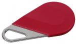 AIPHONE Badge hexact type porte cl de couleur rouge HECV2R