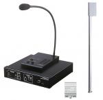 AIPHONE Kit interphone de guichet avec micro flexible ct service et tube accoustique ct public IMEKIT       