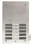 AIPHONE Platine de rue 10 boutons encastre - 2 ranges , hauteur : 316mm PA10B        