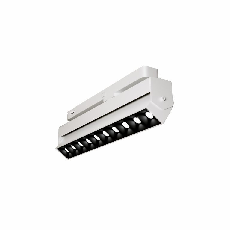 Photo Projecteur rail TRAM BLANC LED 20W 45 4000K | Ref : 4428