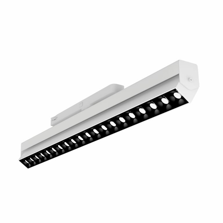 Photo Projecteur rail TRAM  BLANC LED 30W 45 4000K | Ref : 4542