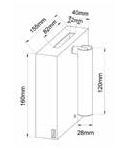 Vignette 3 produit Ref : 4175 | Applique tte de lit SWEET NOIR 4W 20 220-240V 2700K 150/90/40 lm