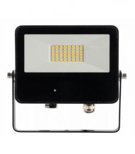 BENEITO & FAURE LIGHTING Sky negro led  avec detecteur 220v. 30w. 4000 4309