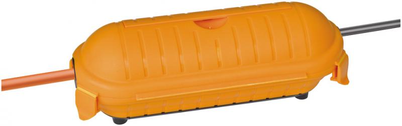Photo Brennenstuhl Safe-Box BIG IP44 / Botier de protection pour rallonge lectrique, (protection pour cble, utilisation en extrieur) jaune | Ref : 1160440      