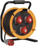 BRENNENSTUHL Brennenstuhl enrouleur de cble maxi garant 30m avec 3 prises cee  clapet et 1 fiche cee (ip44), fabrication franaise 1243261      