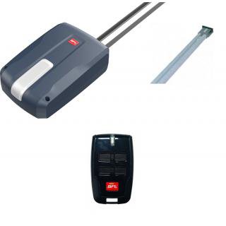 Photo Kit motorisation pour porte basculante ou sectionnelle jusqu\'à 13 m². Composé de: 1 moteur 850 . 1 centrale de commande VENERE BT A ETD. 1 rail à chaine 2x1750. 2 émetteurs MITTO 4 touches. Compatible BEBA IO univers maison connectée Somfy | Ref : R881003-00013