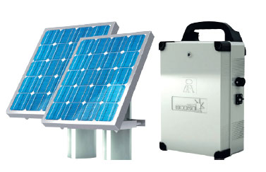 Photo kit ecosol compose de ecosol box et 2 panneaux ecosol panel | Ref : R070001