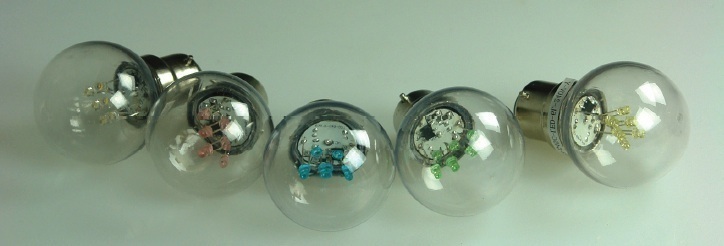 Photo Lampe led filament B22-ambre | Ref : LDL12-B22