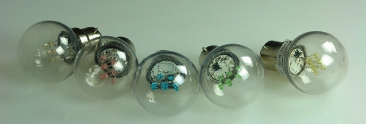 Photo Lampe led filament B22-verte | Ref : LDL16-B22