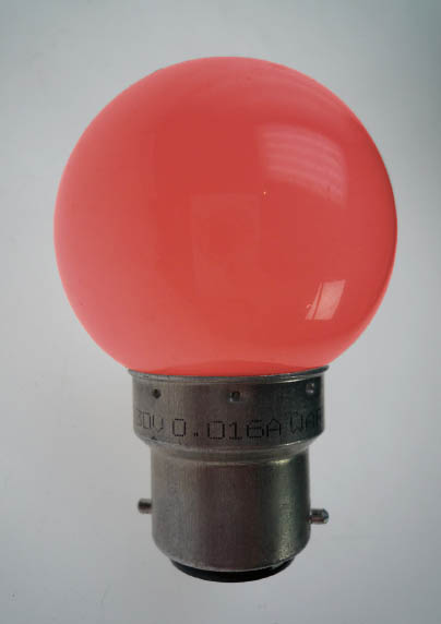 Photo Lampes Led B22-rouge-230V | Ref : LDLH13