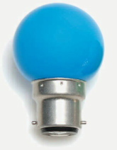 Photo 25 Lampes LED B22 bleu 230V | Ref : LDLH14
