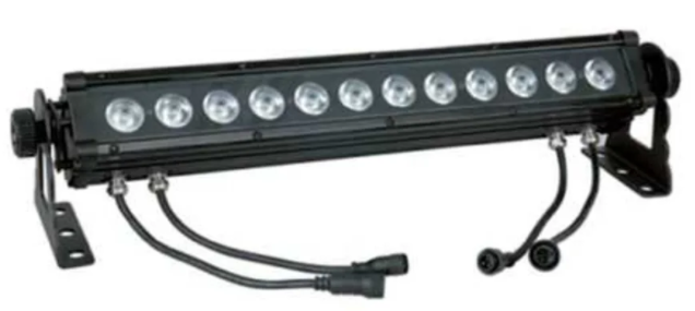 Photo Rglette led DMX RVB 12 led-230V Pilotage indpendant ou par boitier DMX | Ref : PRJR1-DMX