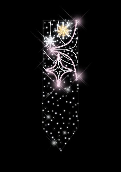 Photo Decor poteau ROMAN BANNER Rose | Ref : IPL257