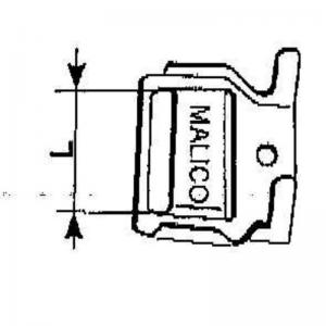 BLACHERE ILLUMINATION Agrafes pour feuillard de 10mm D009