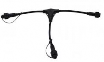 BLACHERE ILLUMINATION Connecteur en t gamme octoplus noir - 230v - l\'unit FYT+