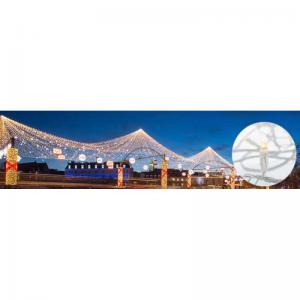 BLACHERE ILLUMINATION Plafond de lumire led-24v-2m x 30m 686 led blanc chaud - 7 brins de 30 mtres 414W