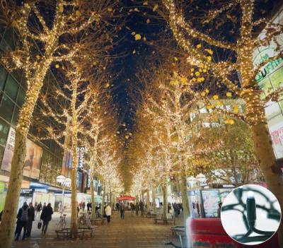 BLACHERE ILLUMINATION Guirlande spark light led-230v-20m 200 led blanc pur -construction 2x10m-fixe 508