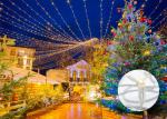 BLACHERE ILLUMINATION Plafond de lumire led-24v-2m x 30m 588 led blanc chaud + 98 flash blanc pur  414W-FX