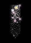 BLACHERE ILLUMINATION Decor poteau roman banner rose IPL257