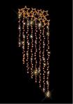 BLACHERE ILLUMINATION Dcor pluie cosmique sur structure alumnium IPLG55