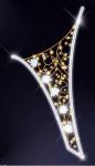 BLACHERE ILLUMINATION Dcor volcan cosmique sur structure aluminium. IPLG56