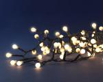 BLACHERE ILLUMINATION Guirlande cherrylight 400 led blanc chaud - 24v - l:9m - cble vert RA316A