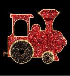 BLACHERE ILLUMINATION Dcor locomotive scenette 2d sur structure aluminium SOCL30