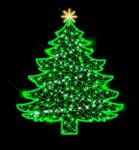 BLACHERE ILLUMINATION Dcor mon beau sapin - dcor avec chssis et jambe de force  l\'arrire SOCL38