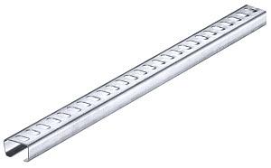 Photo Rail profil 2000x30x18 Acier galvaniss  chaud | Ref : 1123807