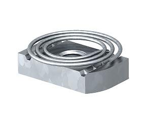 Photo Ecrou coulisseau  ressort MS41SNF M8 F/M8/GAC DIN 267 | Ref : 1147310