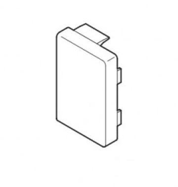 Photo Embout LE 60x60 9010 AX EMB6060 blc/60x61x2/PC-ABS | Ref : 6130668