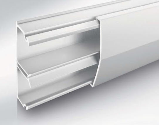 Photo Goulotte de distribution ATR 3417 CL blc/2000x17x1.2/PVC | Ref : 6130953