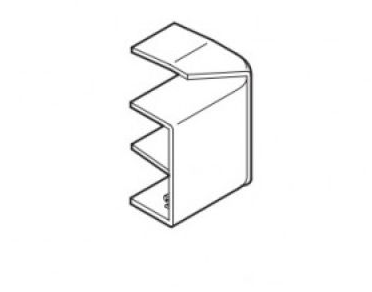 Photo Angle extrieur AXIS 16x32 9010 var. AX AE3216 blc/PC-ABS | Ref : 6131256