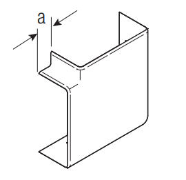 Photo Angle plat CLIDI 60x165 9010 CL AP16560 blc/ASA | Ref : 6132879