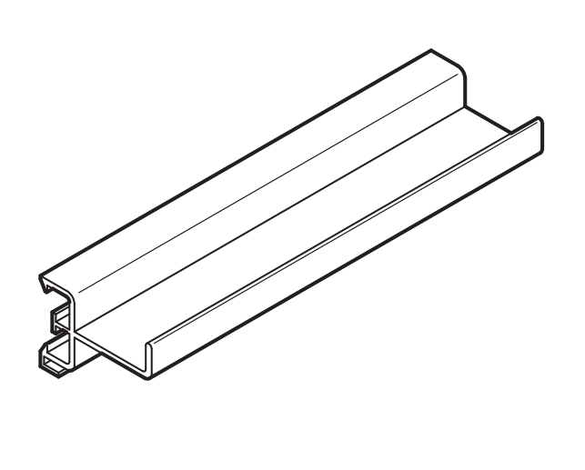 Photo Cloison centre AX CLOISON H40/PVC | Ref : 6132951