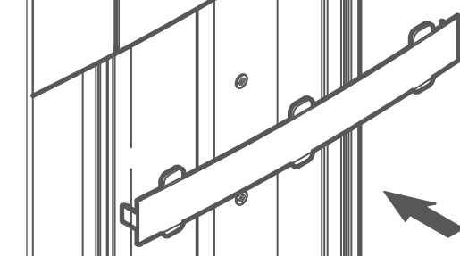 Photo Jonction de couvercle COF JO13M/244x40x21.8/PS | Ref : 6133465