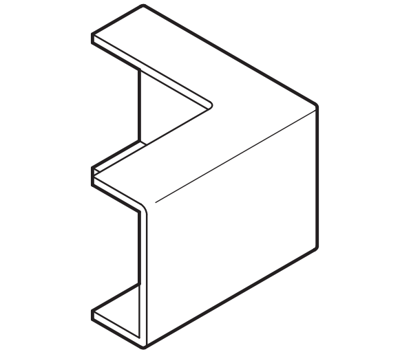Photo Angle ext�rieur AXIS Mini 2210 9010 AX AE2210 blc/PC-ABS | Ref : 6133984