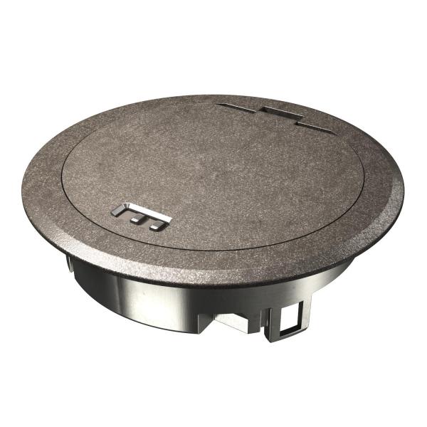 Photo Prise de sol couvercle basculant GES R2 Ni-O/140 mm/Zn | Ref : 7408849